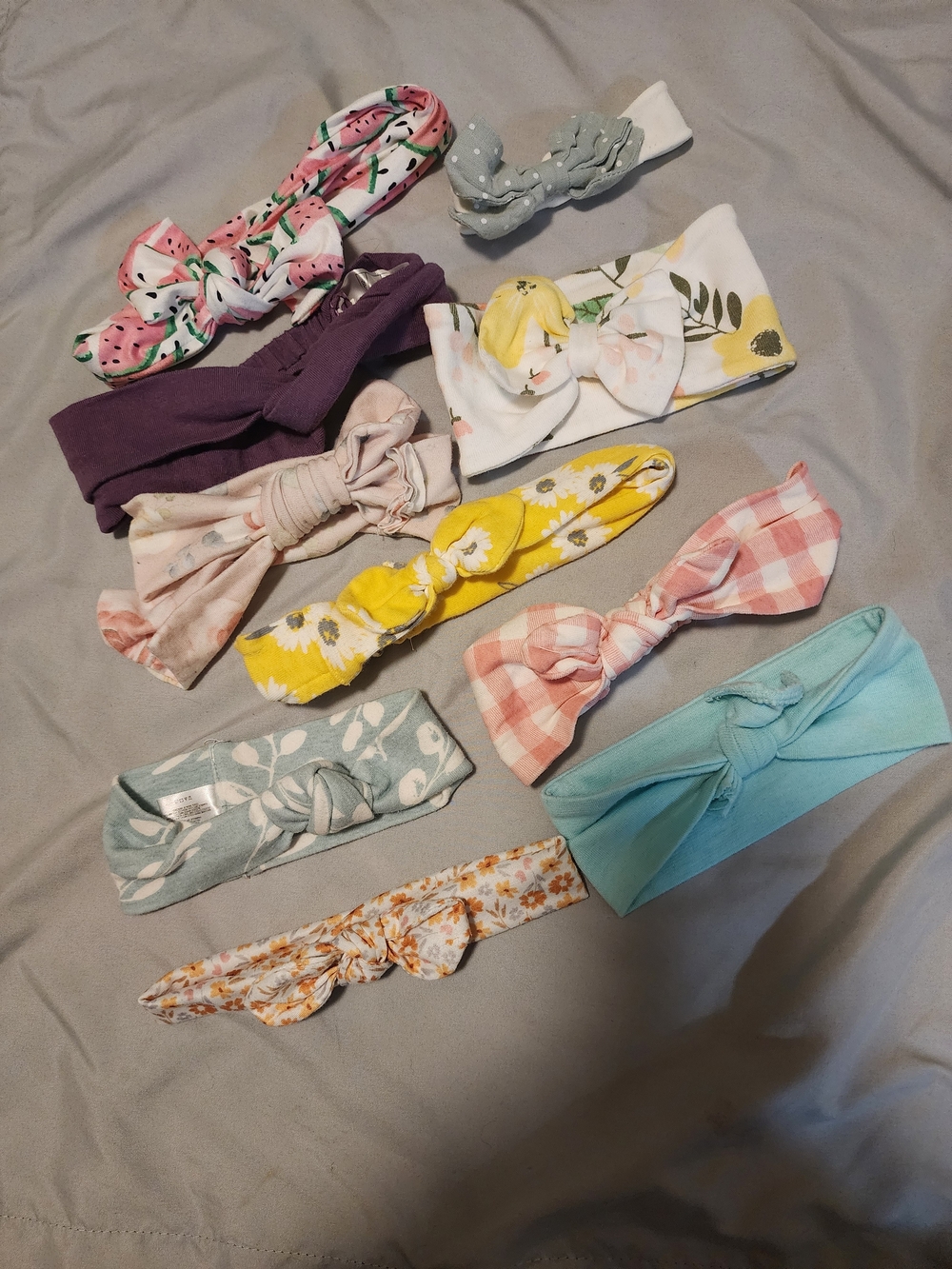 Assorted Kids Floral & Plaid Headband Set - Multicolor
